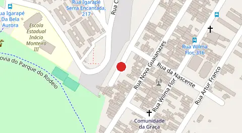 Mapa da localização