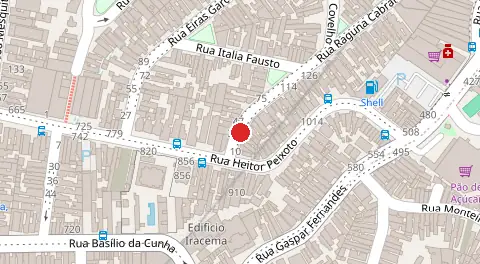 Mapa da localização