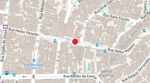 Mapa da localização