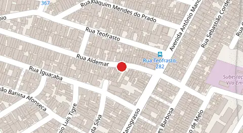 Mapa da localização