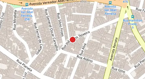 Mapa da localização