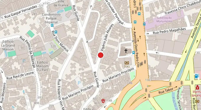 Mapa da localização
