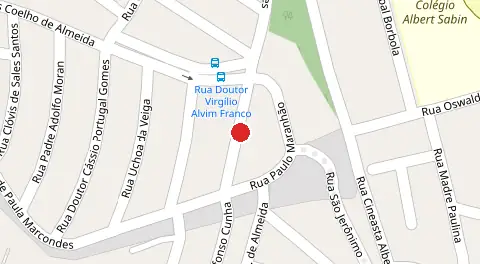 Mapa da localização