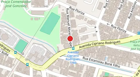 Mapa da localização