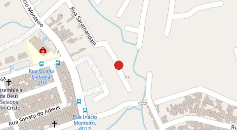 Mapa da localização