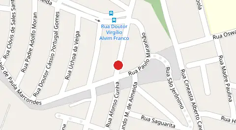 Mapa da localização