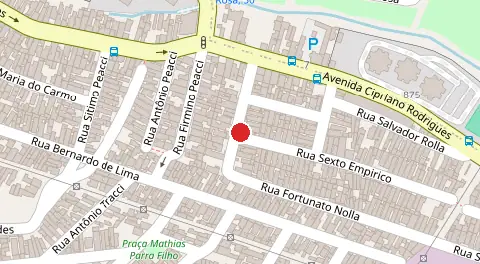 Mapa da localização