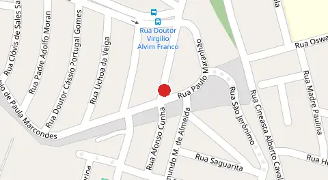 Mapa da localização