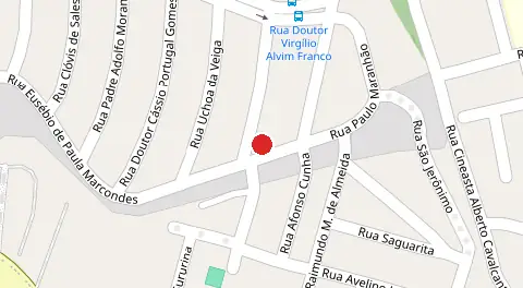 Mapa da localização