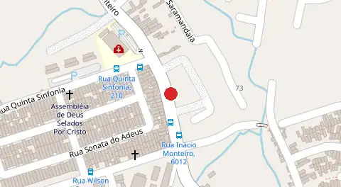 Mapa da localização
