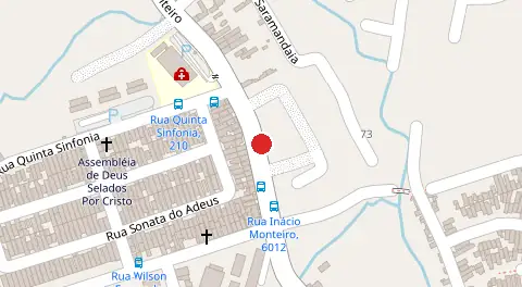 Mapa da localização