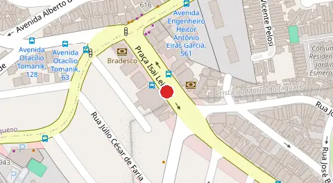Mapa da localização