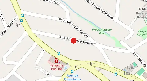 Mapa da localização