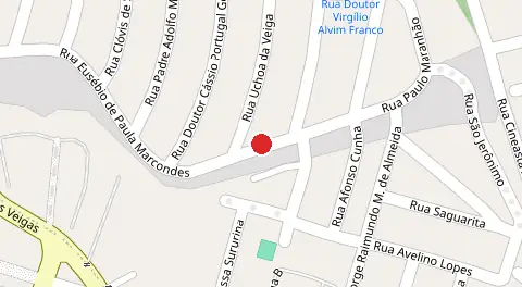 Mapa da localização