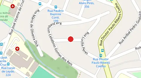 Mapa da localização