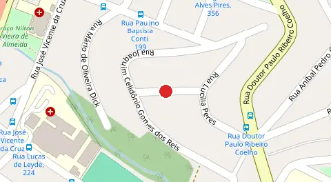 Mapa da localização