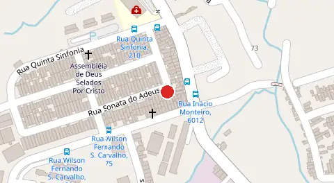 Mapa da localização