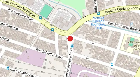 Mapa da localização