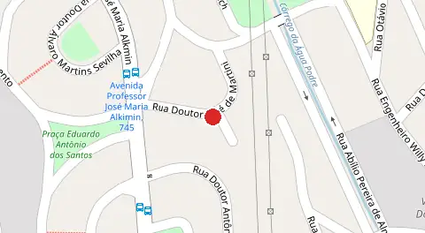 Mapa da localização