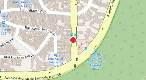 Mapa da localização
