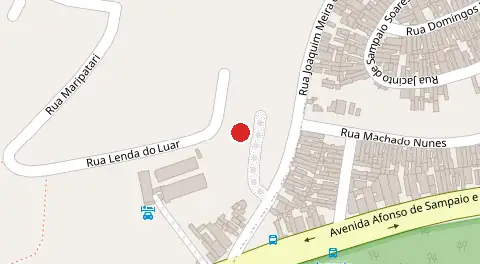Mapa da localização