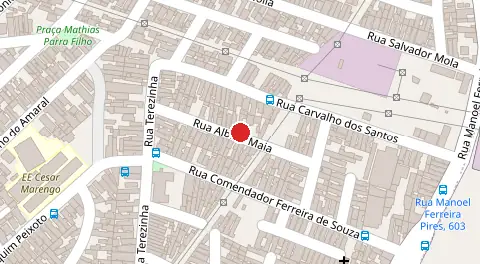 Mapa da localização