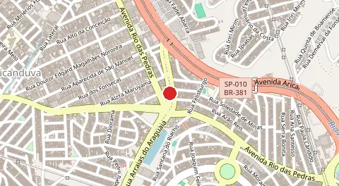 Mapa de Vila Nova Araguaia