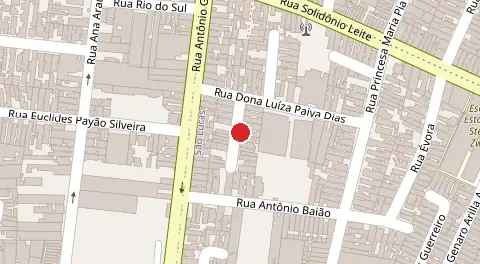 Mapa da localização