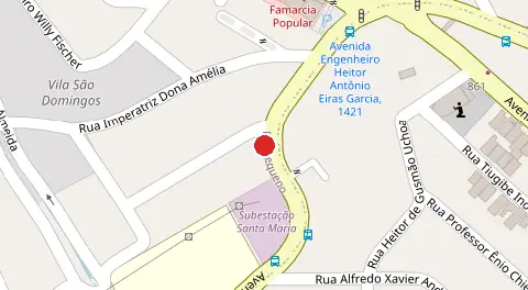 Mapa da localização