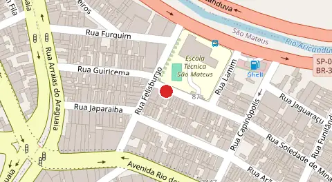 Mapa da localização