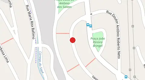 Mapa da localização