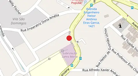 Mapa da localização