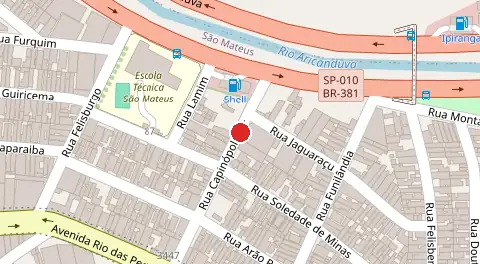 Mapa da localização