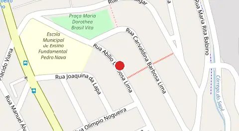 Mapa da localização