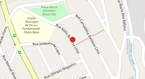 Mapa da localização