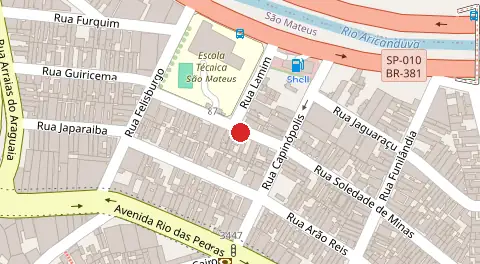 Mapa da localização