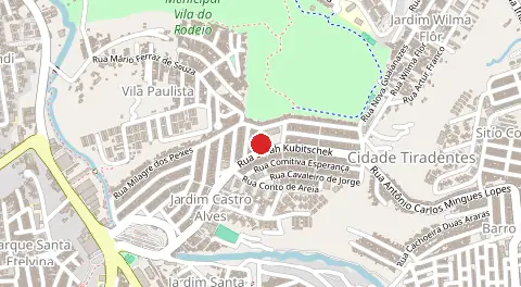 Mapa de Conjunto Habitacional Castro Alves