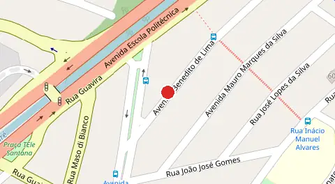 Mapa da localização