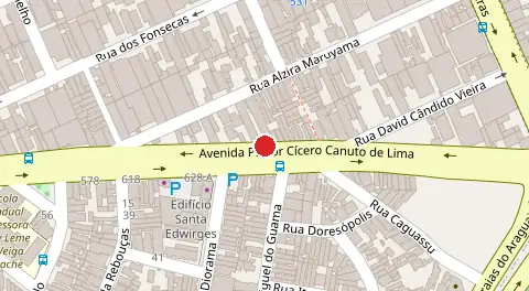 Mapa da localização