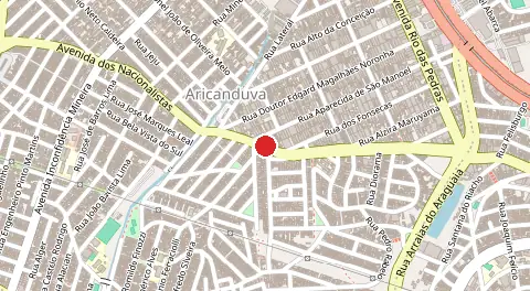 Mapa de Jardim Nova Iorque