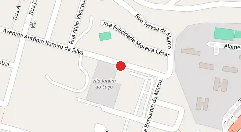 Mapa da localização