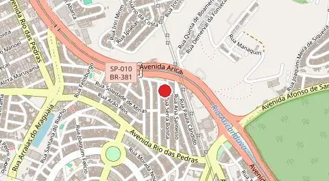 Mapa de Jardim Aricanduva