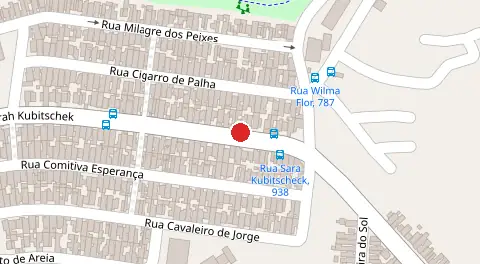 Mapa da localização