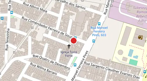 Mapa da localização