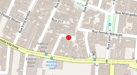 Mapa da localização