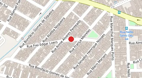 Mapa da localização