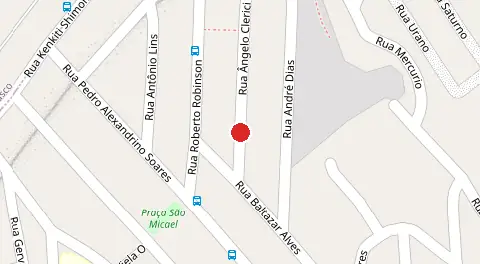 Mapa da localização