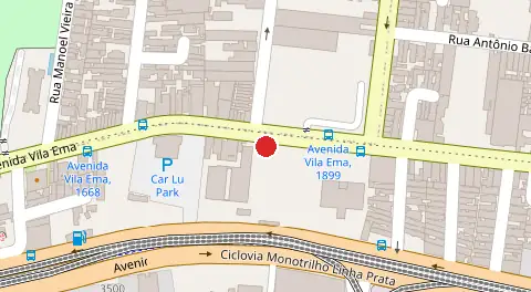 Mapa da localização