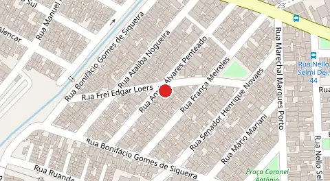 Mapa da localização
