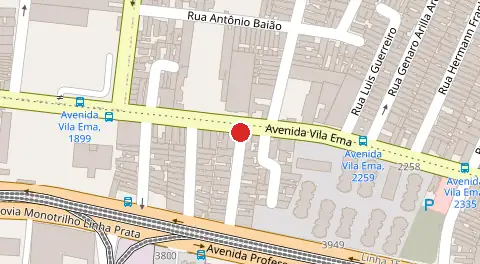 Mapa da localização